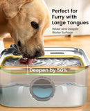 Dog Water Fountain for Large Dogs, 10L/2.6Gal Dog Fountain Water Bowl with Multi-Filtration & Deeper Drinking Aera, Large pet Water Fountain