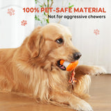 Interactive Dog Toys, Random Path Electric Automatic Moving and Rolling Dogs Toy with Rope for Small Medium Large Dogs, Motion-Activated Dog Stimulation