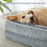 Orthopedic Dog Bed for Large Dogs-Big Waterproof Sofa Dog Bed with Removable Washable Cover, Washable Pet Bed with Waterproof Lining and Nonskid