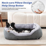 Medium Dog Beds for Medium Dogs Washable, Rectangle Dog Bed Medium Size Dog, Orthopedic Dog Bed, Warming Soft Calming Sleeping Puppy Bed Durable Pet